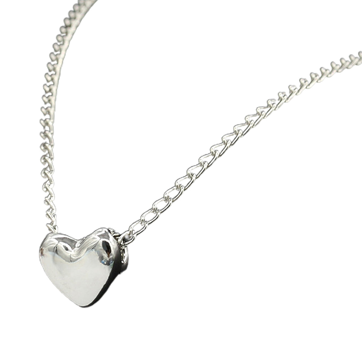 Heart Shape Necklace |  Love Heart Pendant Necklace | Girls & Women Fashion - Golden