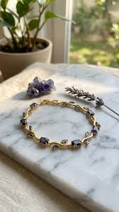 Tulip Crystal Bracelet — Floral Charm Bracelet for Women